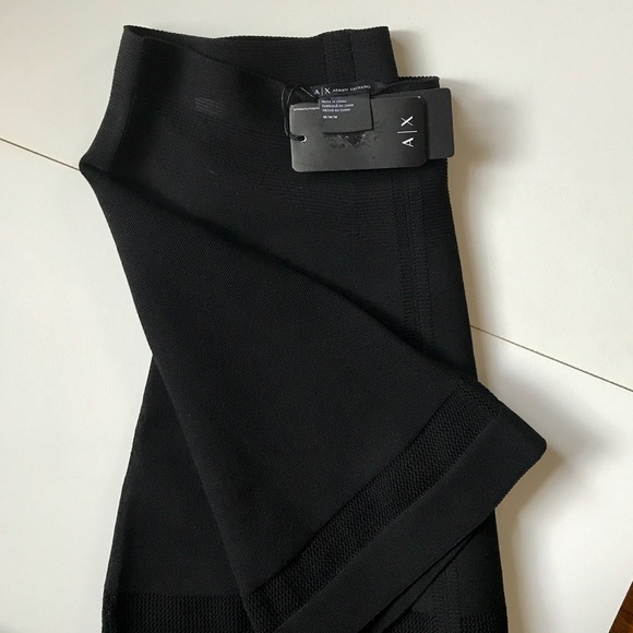 NWT AX Armani Exchange Stitch Detail Sweater Skirt - Picture 2 of 6
